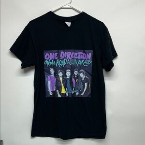 One Direction Black Graphic T-Shirt med